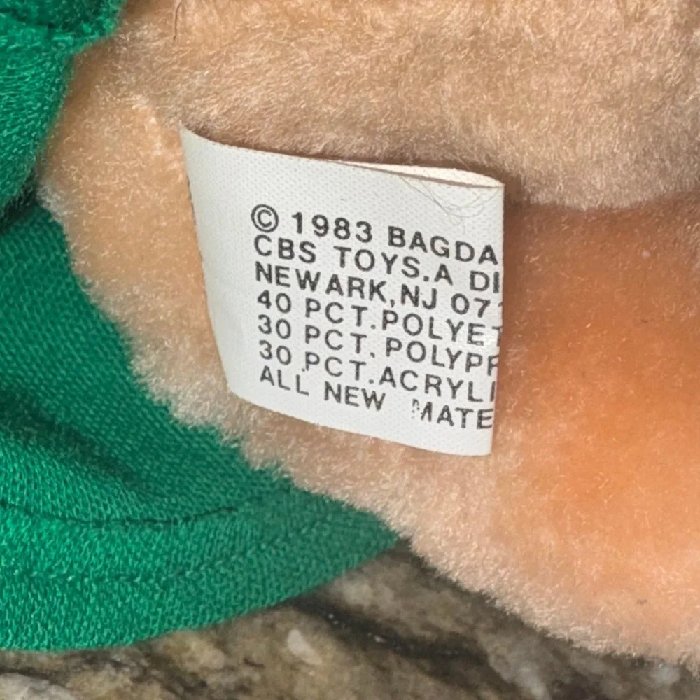1983 Theodore Plush Alvin and the Chipmunks Toy Kids 12